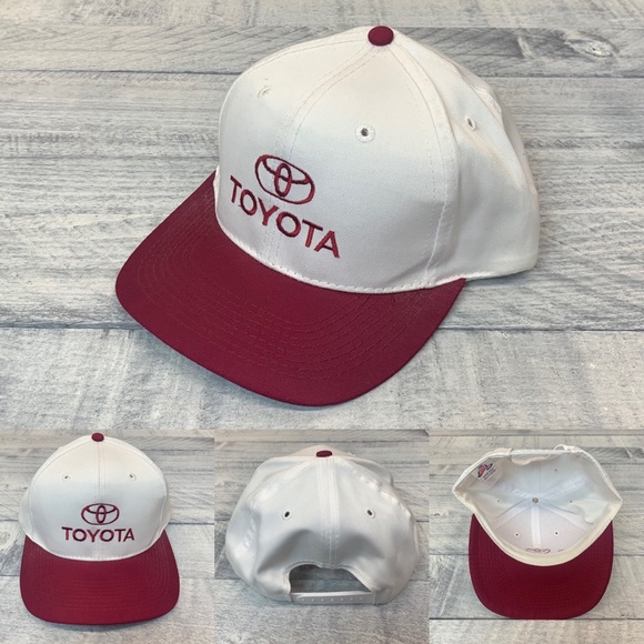 Vintage 8s 90s Toyota Snapback Hat Cap 